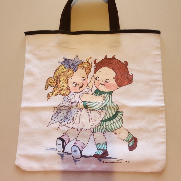 Crafted Heirlooms Doll Print Tote Bag - Picture 1 of 3